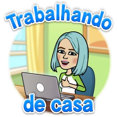 Trabalhando de casa