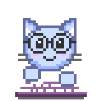 Gato digitando